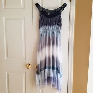 MODA Seta Silk blue dress size M